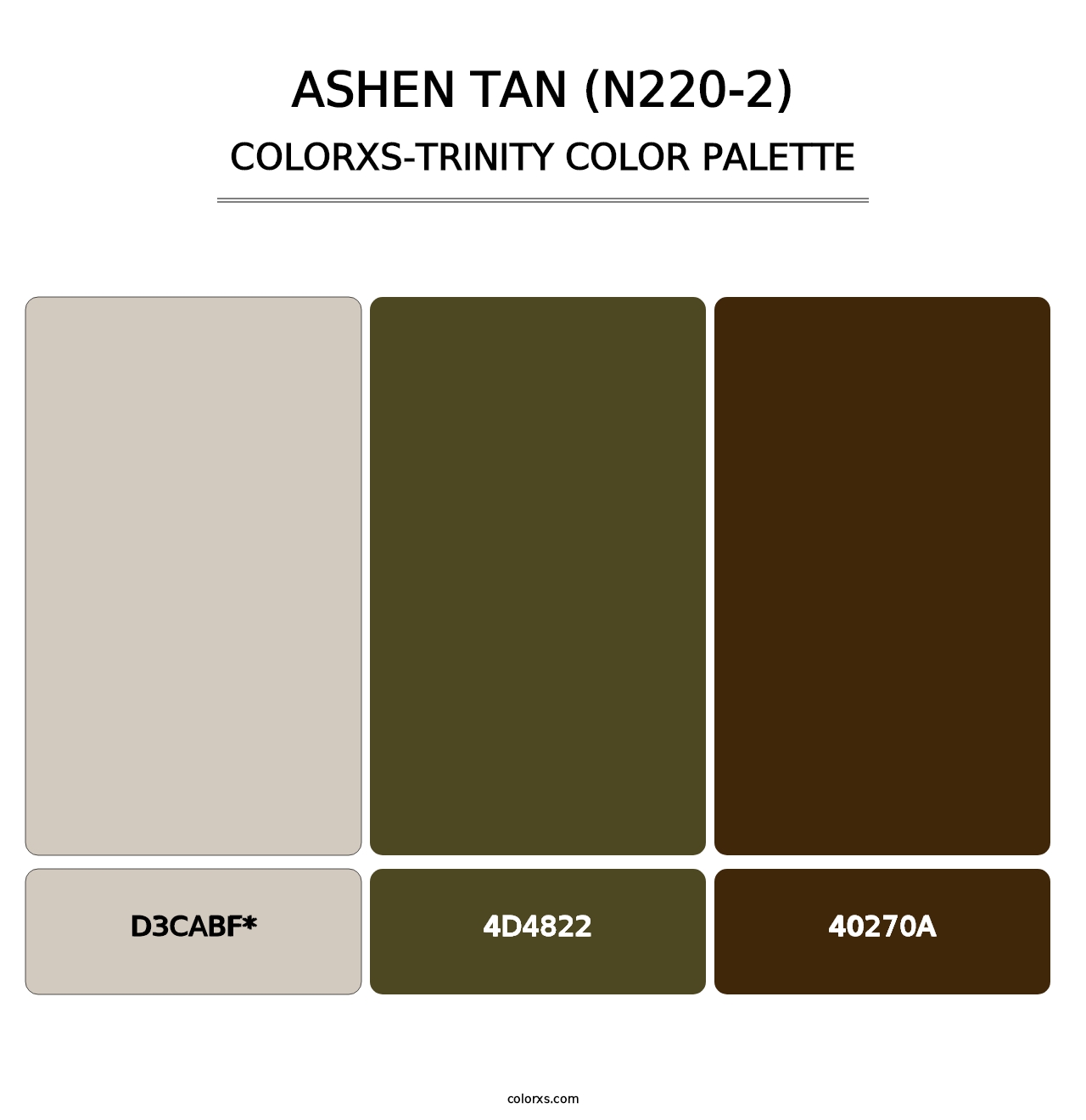 Ashen Tan (N220-2) - Colorxs Trinity Palette