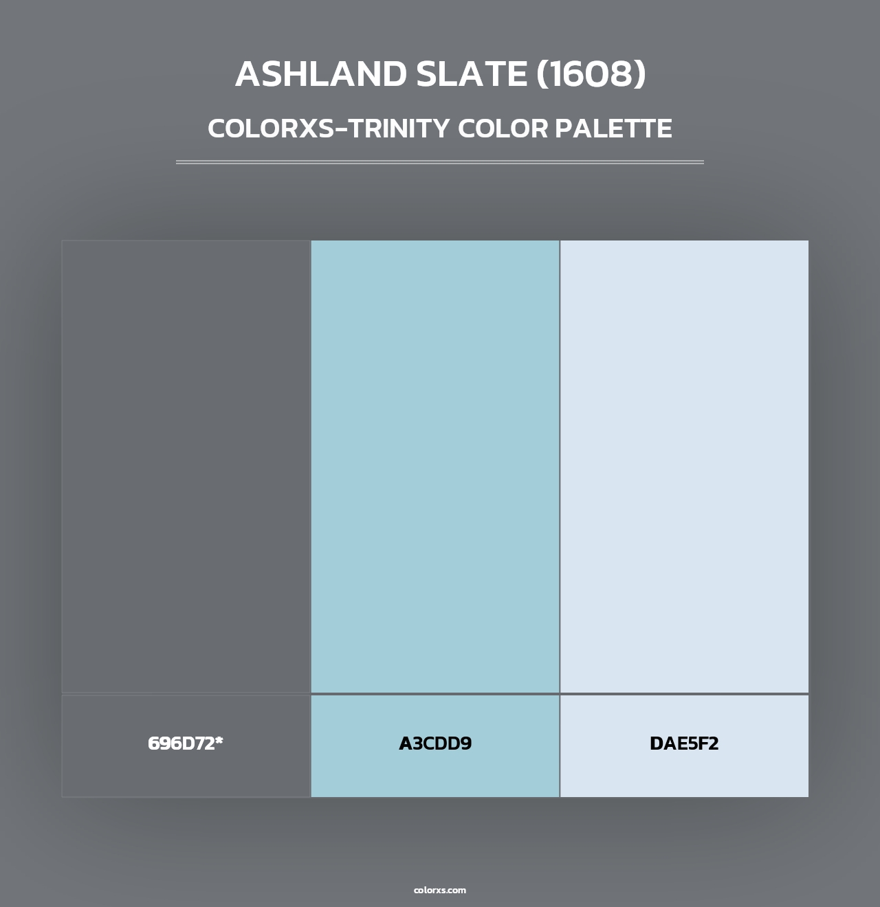 Ashland Slate (1608) - Colorxs Trinity Palette