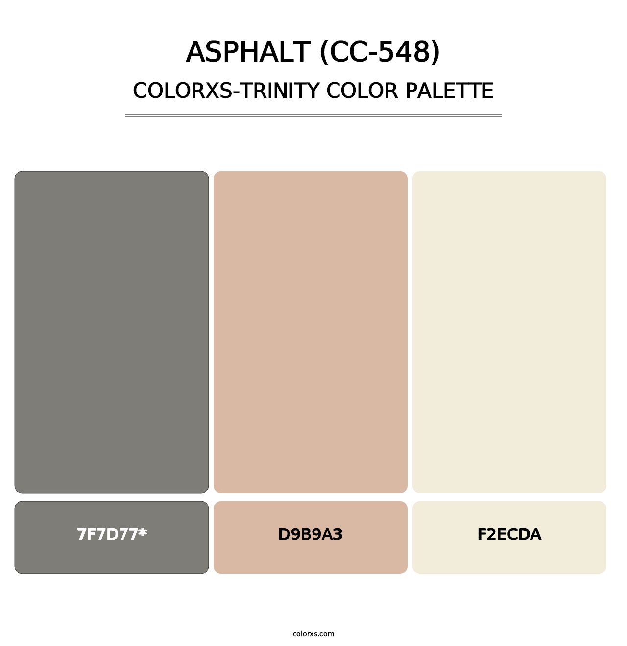 Asphalt (CC-548) - Colorxs Trinity Palette