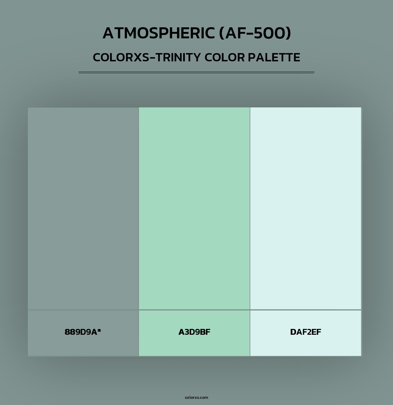 Atmospheric (AF-500) - Colorxs Trinity Palette