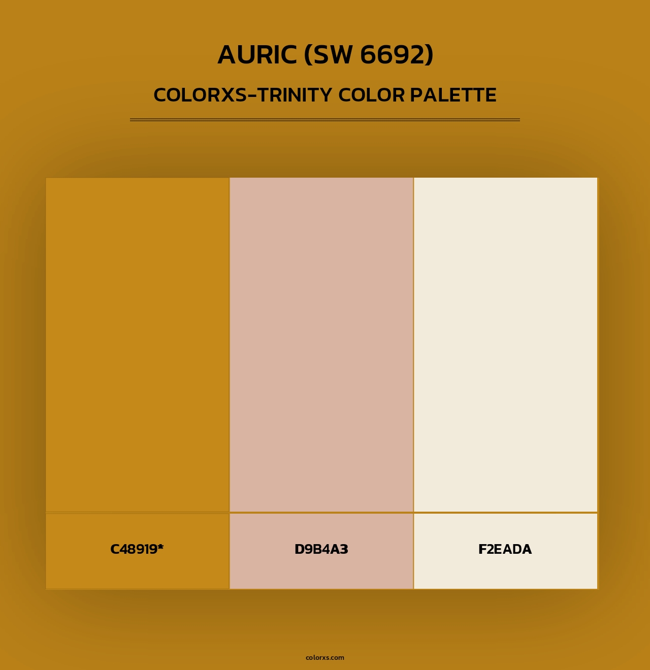 Auric (SW 6692) - Colorxs Trinity Palette