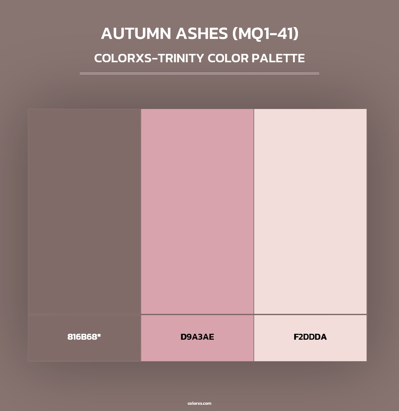Autumn Ashes (MQ1-41) - Colorxs Trinity Palette