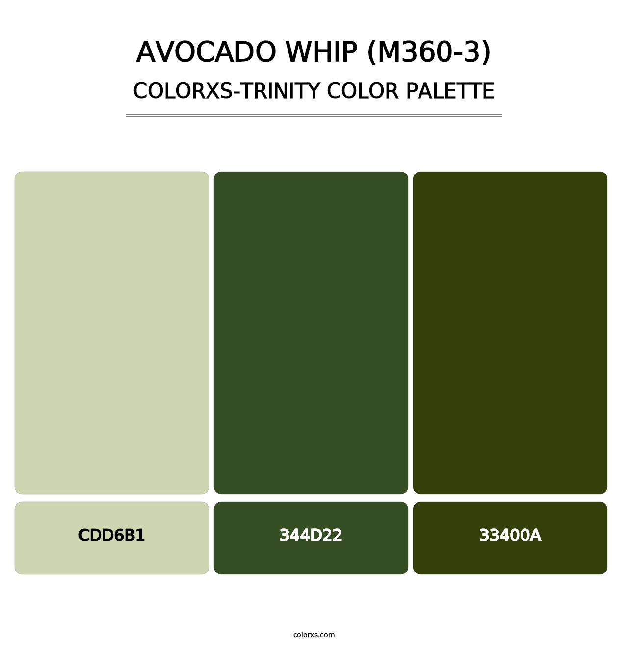 Avocado Whip (M360-3) - Colorxs Trinity Palette