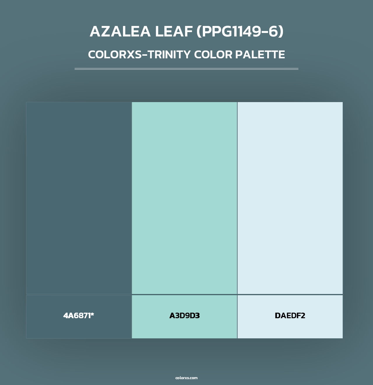 Azalea Leaf (PPG1149-6) - Colorxs Trinity Palette