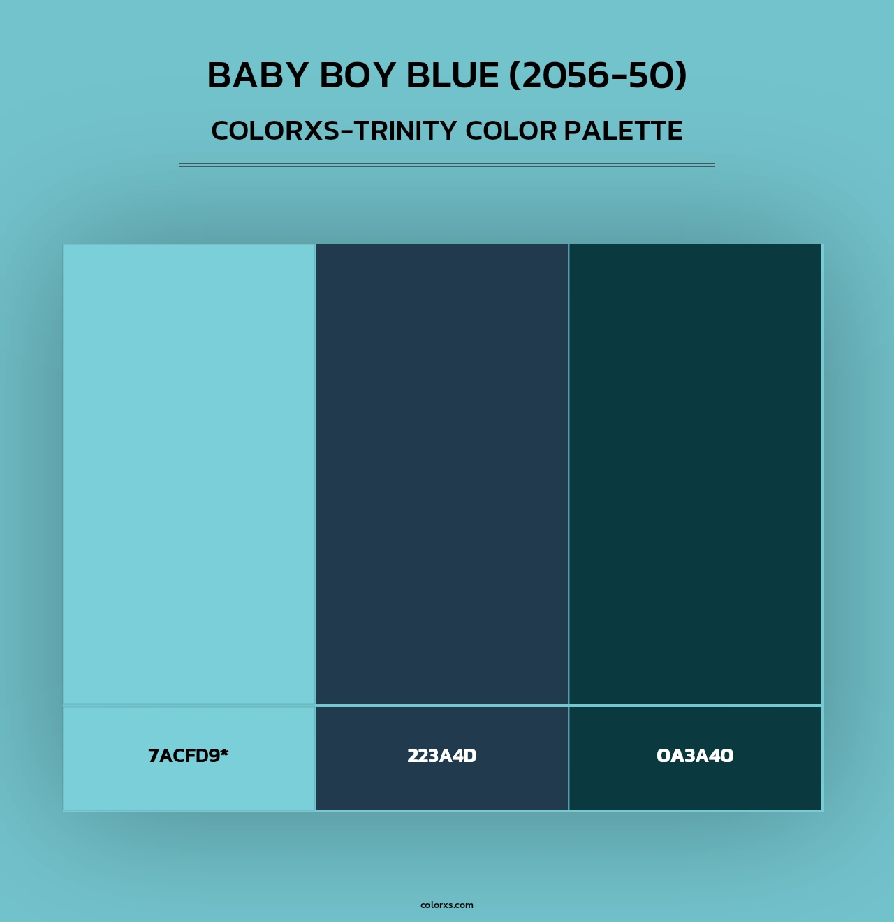 Baby Boy Blue (2056-50) - Colorxs Trinity Palette