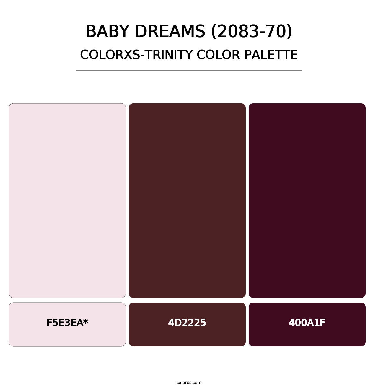 Baby Dreams (2083-70) - Colorxs Trinity Palette