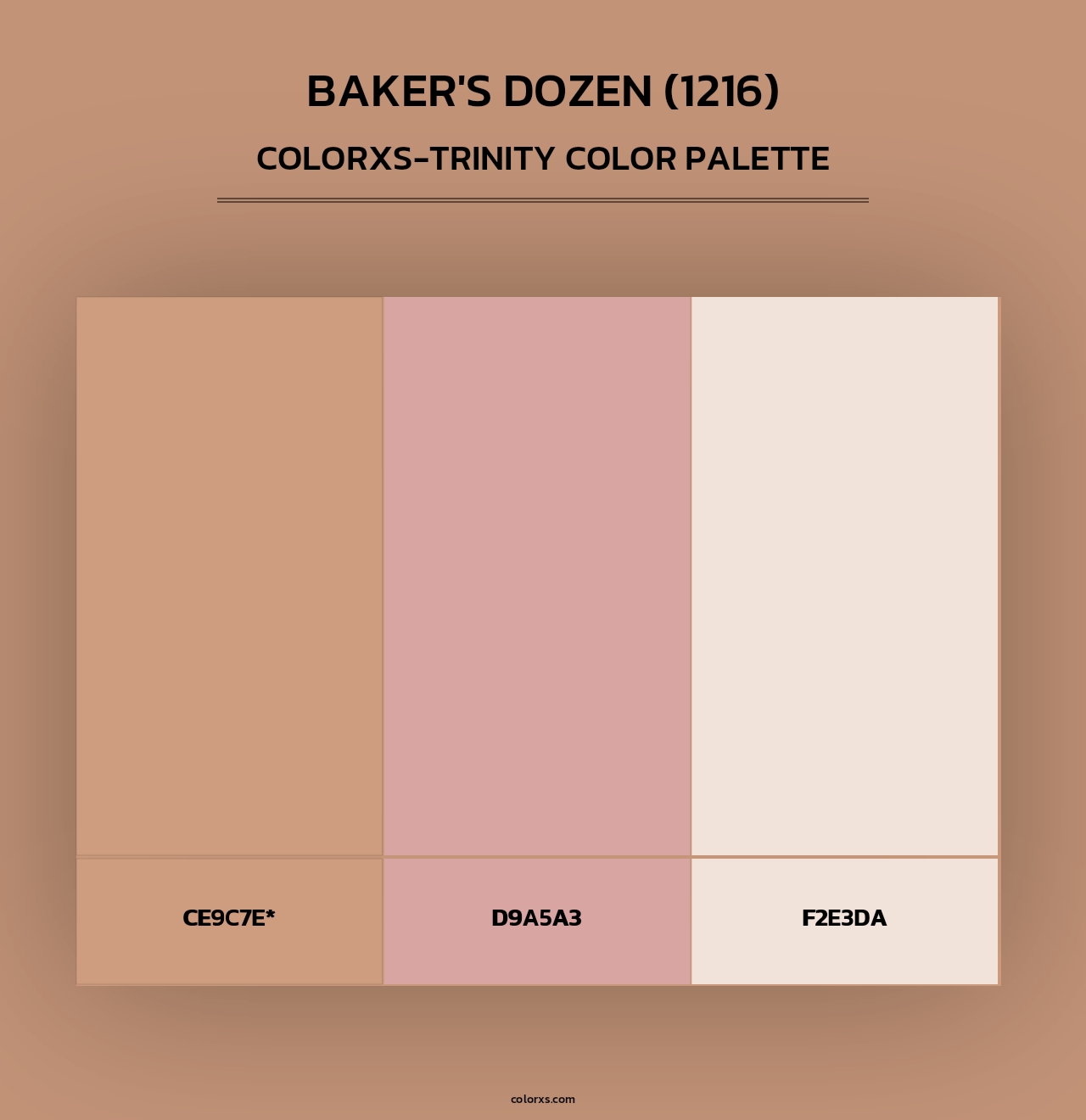 Baker's Dozen (1216) - Colorxs Trinity Palette