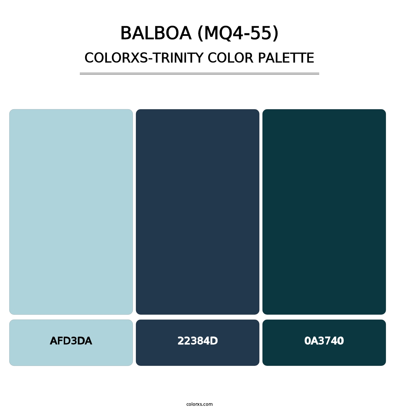 Balboa (MQ4-55) - Colorxs Trinity Palette