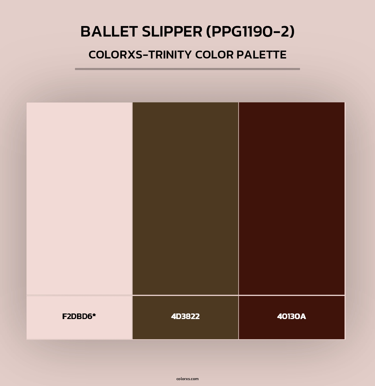 Ballet Slipper (PPG1190-2) - Colorxs Trinity Palette