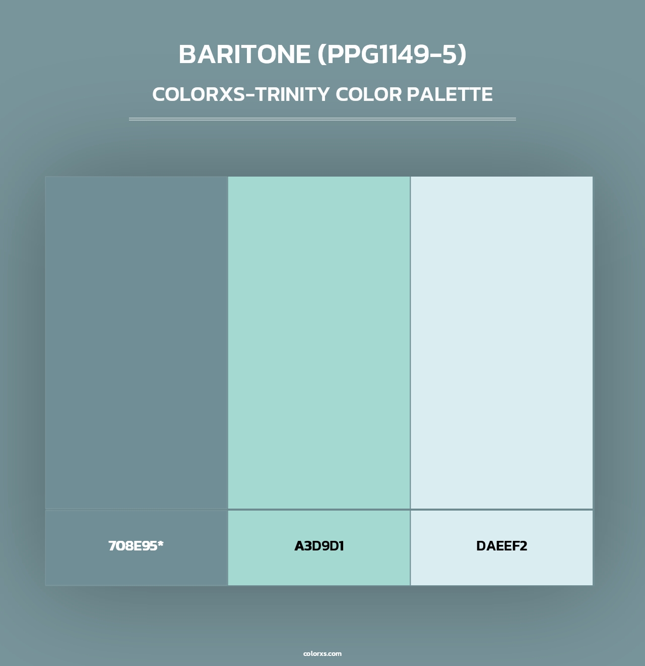 Baritone (PPG1149-5) - Colorxs Trinity Palette