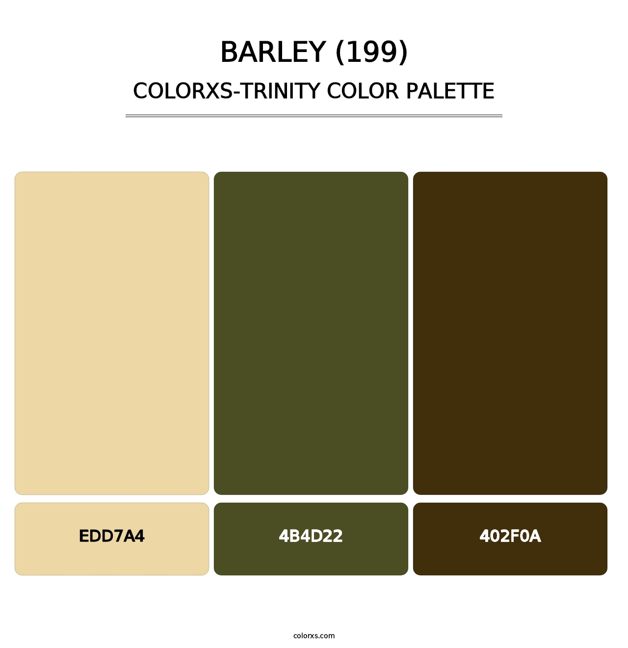 Barley (199) - Colorxs Trinity Palette