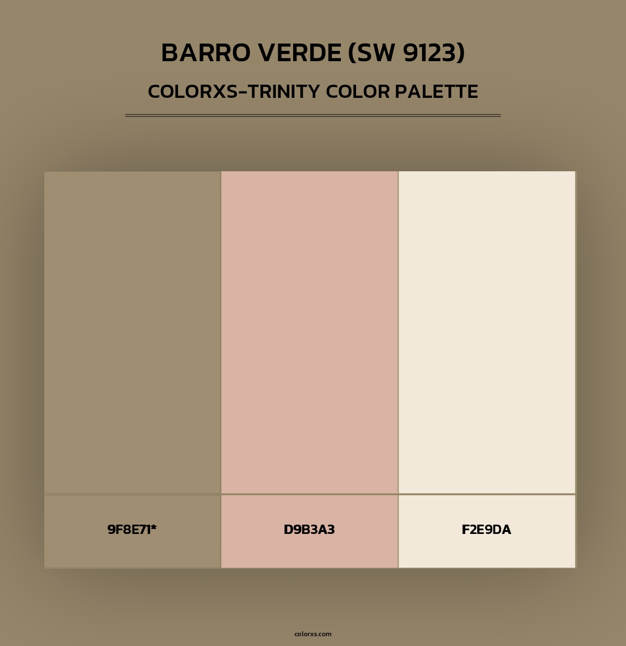 Barro Verde (SW 9123) - Colorxs Trinity Palette