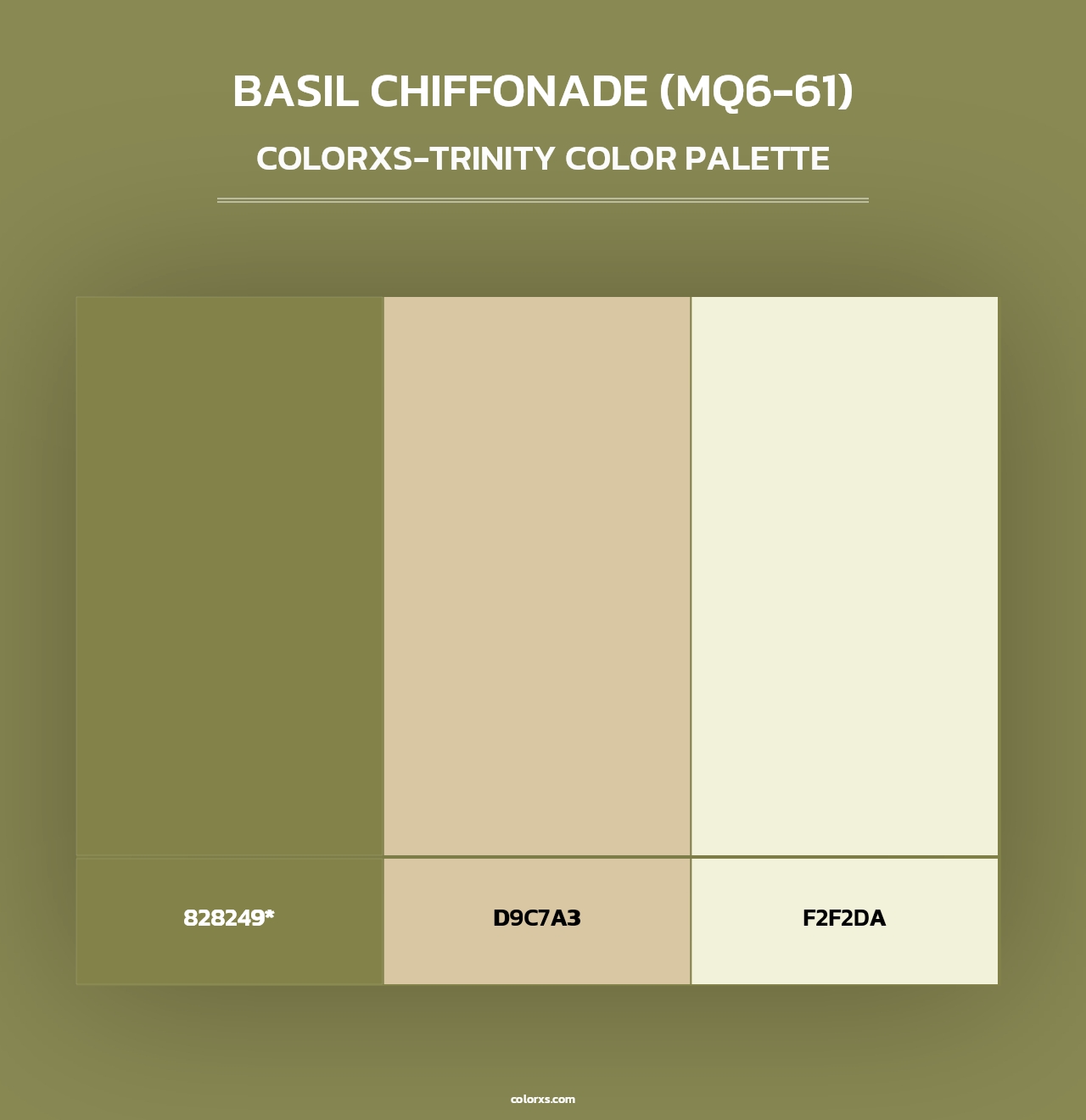 Basil Chiffonade (MQ6-61) - Colorxs Trinity Palette