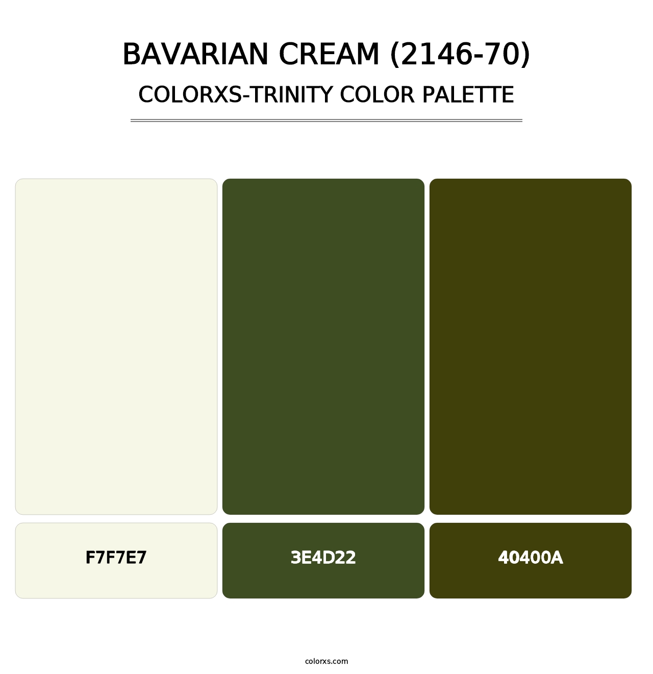 Bavarian Cream (2146-70) - Colorxs Trinity Palette