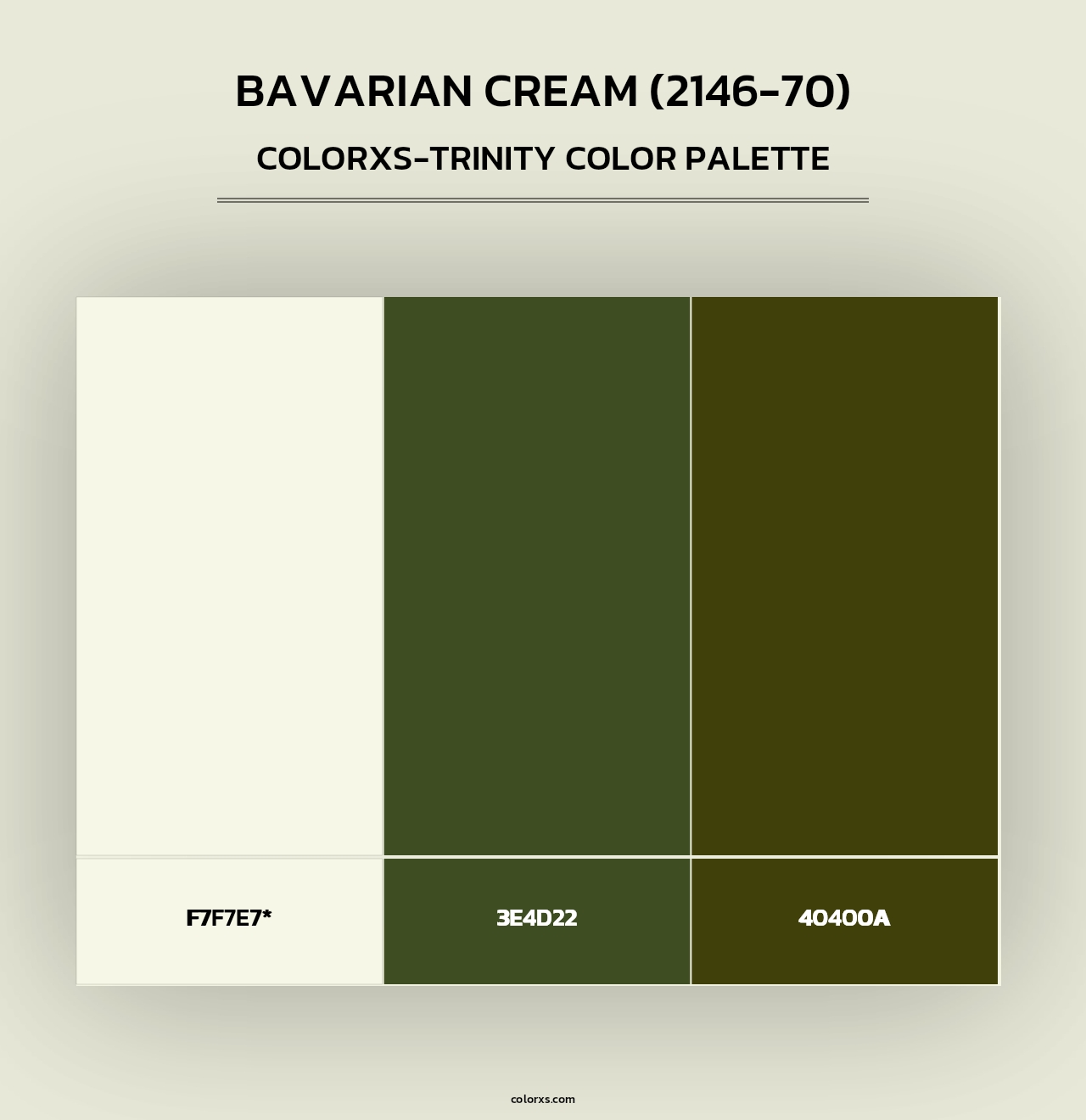 Bavarian Cream (2146-70) - Colorxs Trinity Palette
