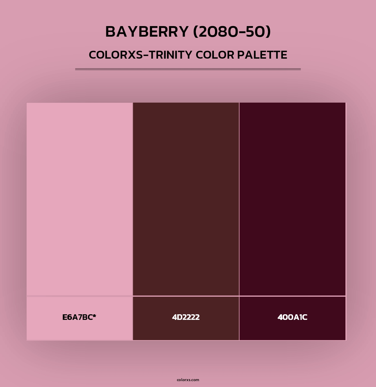 Bayberry (2080-50) - Colorxs Trinity Palette