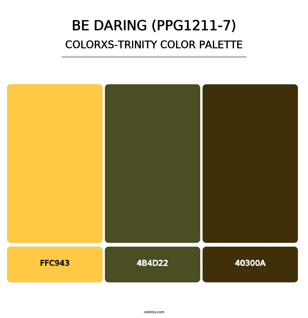 Be Daring (PPG1211-7) - Colorxs Trinity Palette