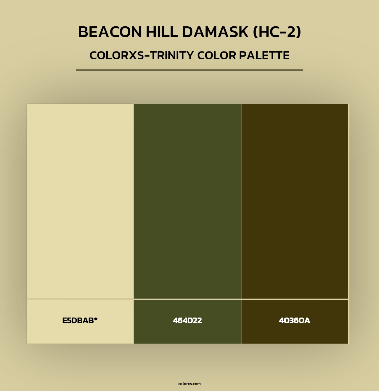 Beacon Hill Damask (HC-2) - Colorxs Trinity Palette