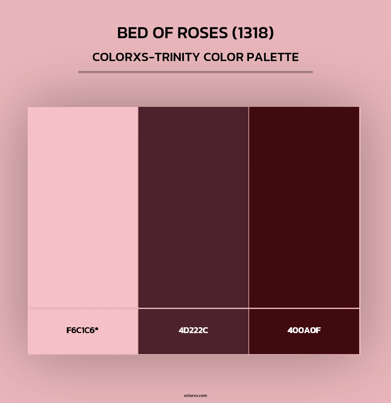 Bed of Roses (1318) - Colorxs Trinity Palette