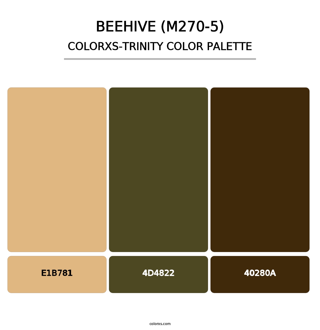 Beehive (M270-5) - Colorxs Trinity Palette