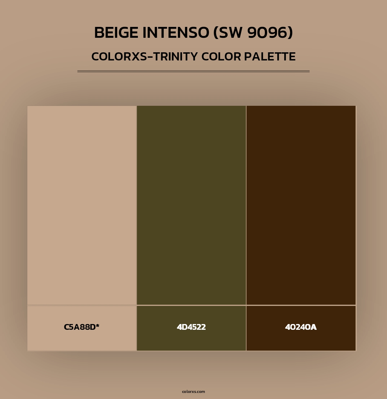 Beige Intenso (SW 9096) - Colorxs Trinity Palette