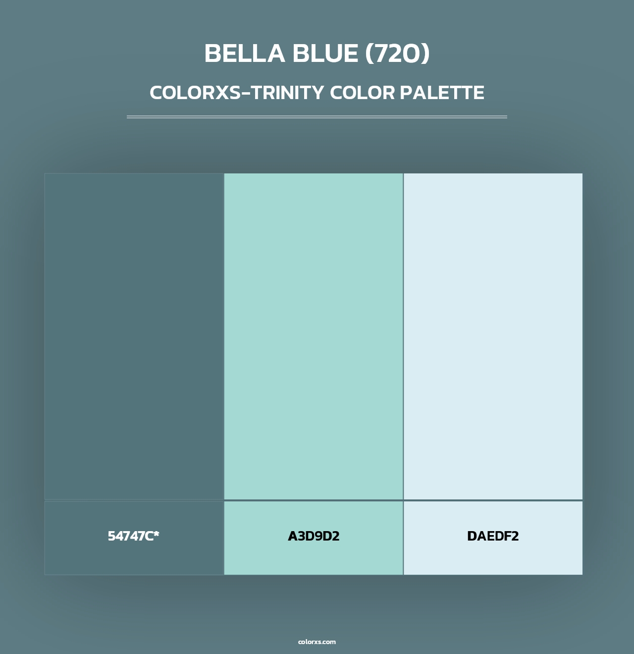 Bella Blue (720) - Colorxs Trinity Palette