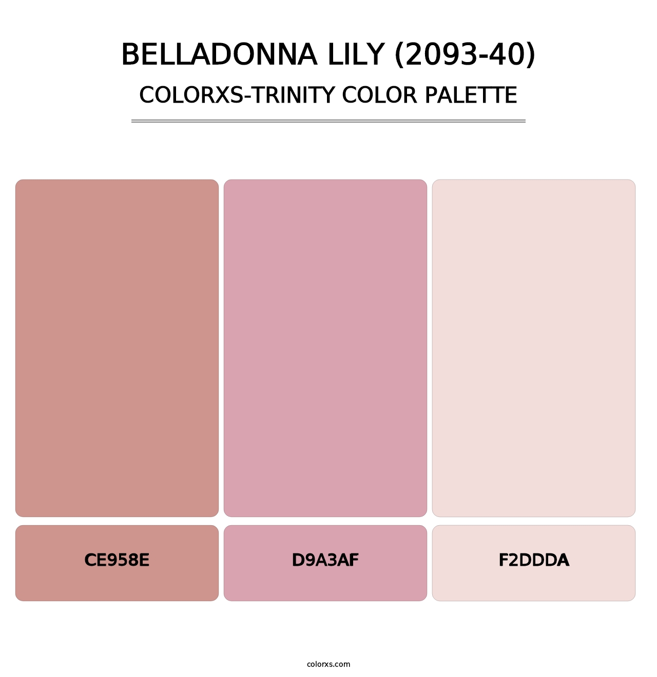 Belladonna Lily (2093-40) - Colorxs Trinity Palette