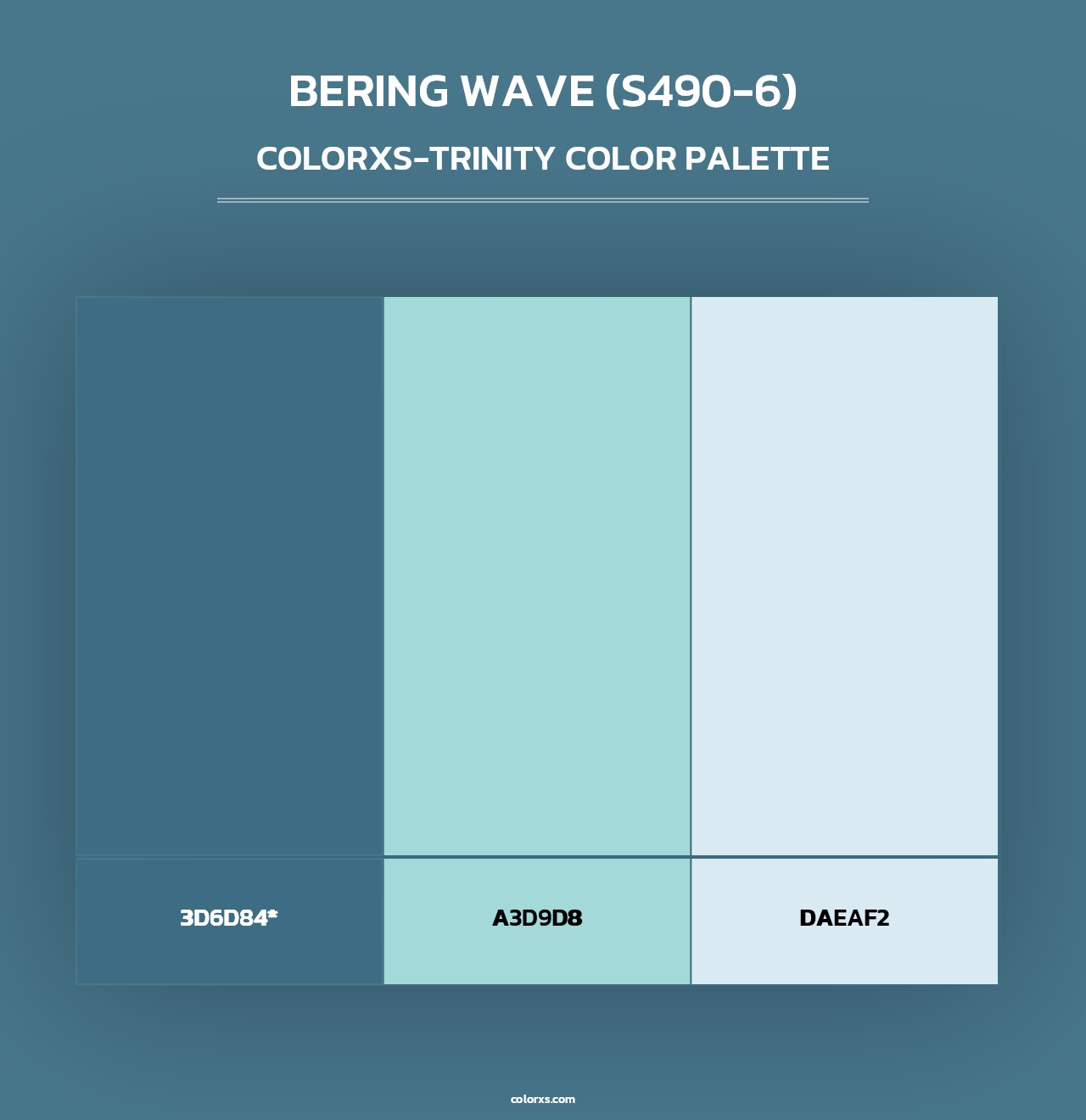 Bering Wave (S490-6) - Colorxs Trinity Palette