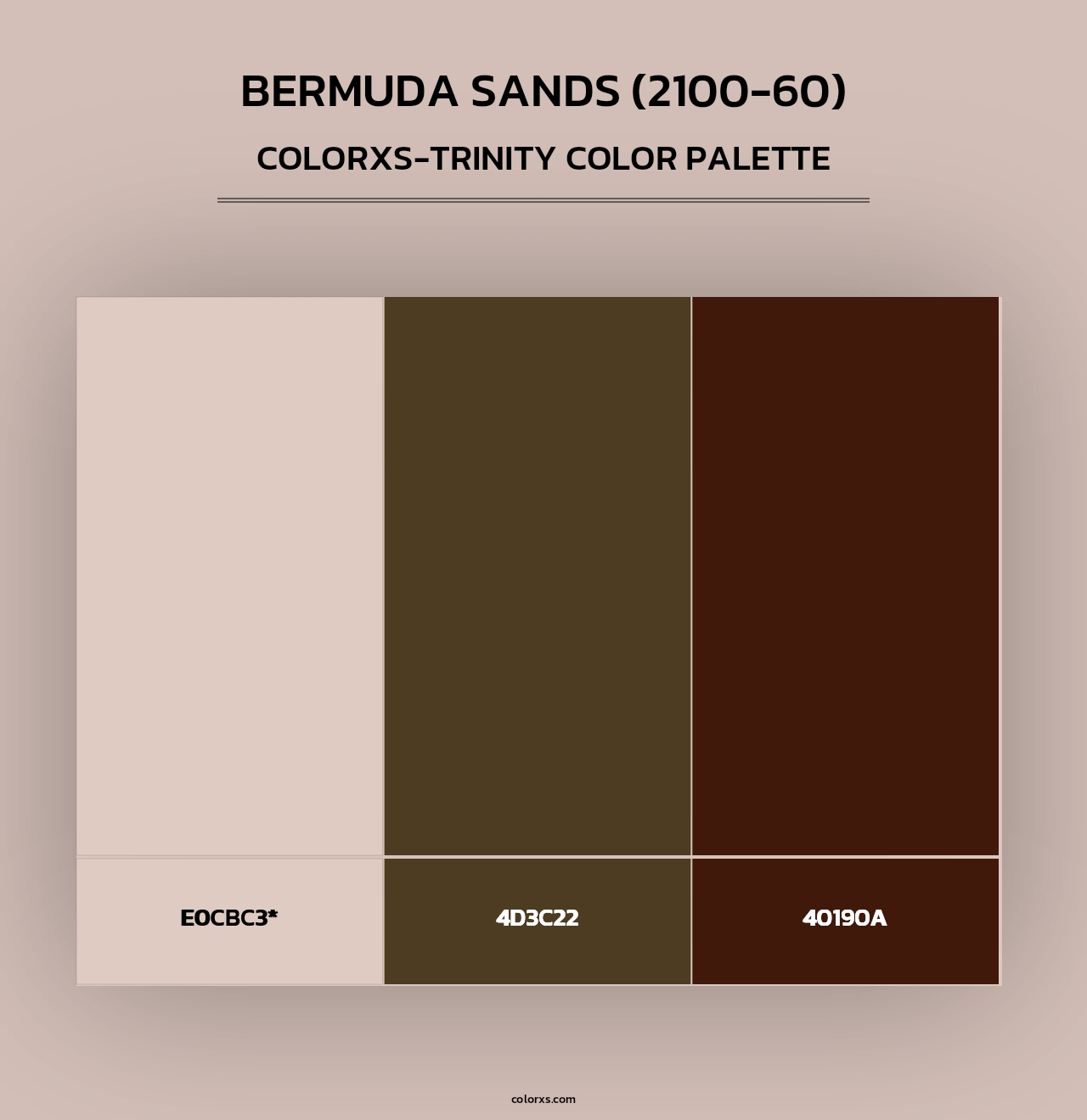Bermuda Sands (2100-60) - Colorxs Trinity Palette