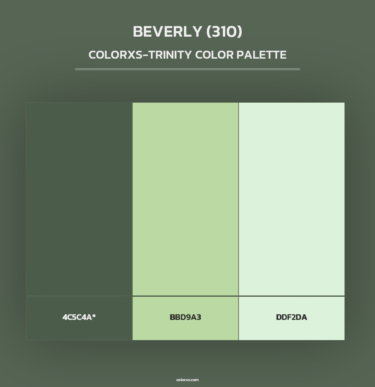Beverly (310) - Colorxs Trinity Palette