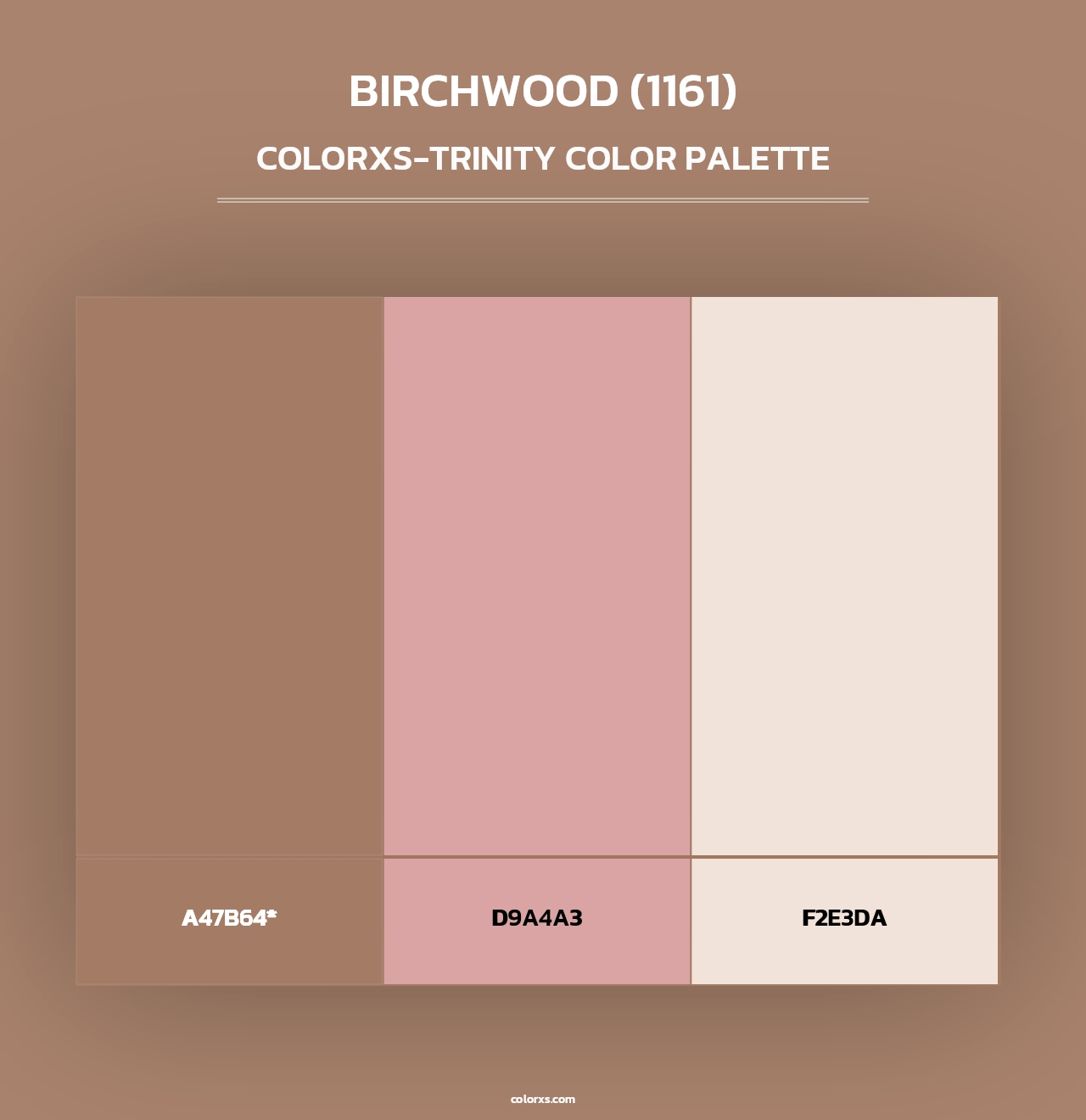 Birchwood (1161) - Colorxs Trinity Palette