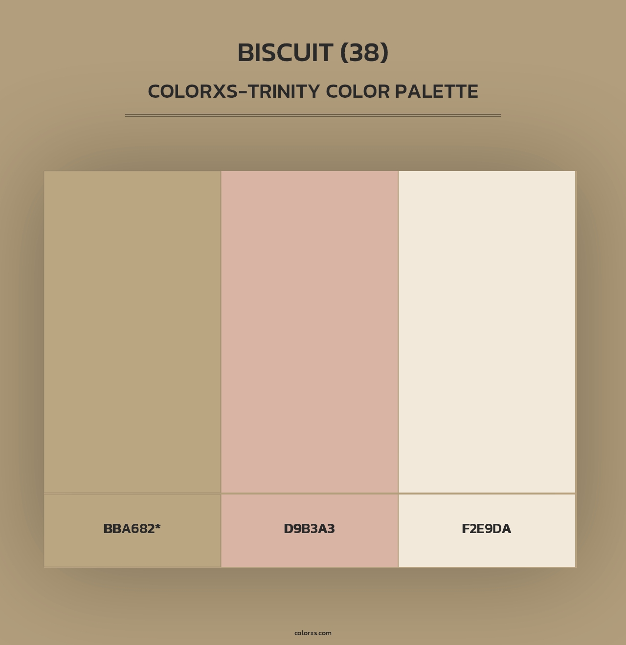 Biscuit (38) - Colorxs Trinity Palette