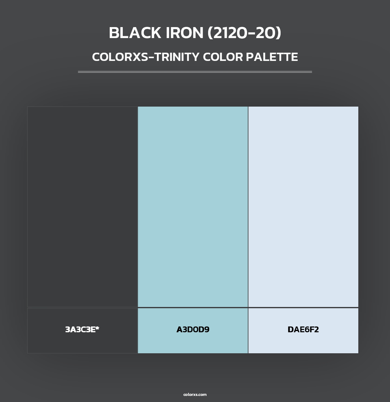Black Iron (2120-20) - Colorxs Trinity Palette