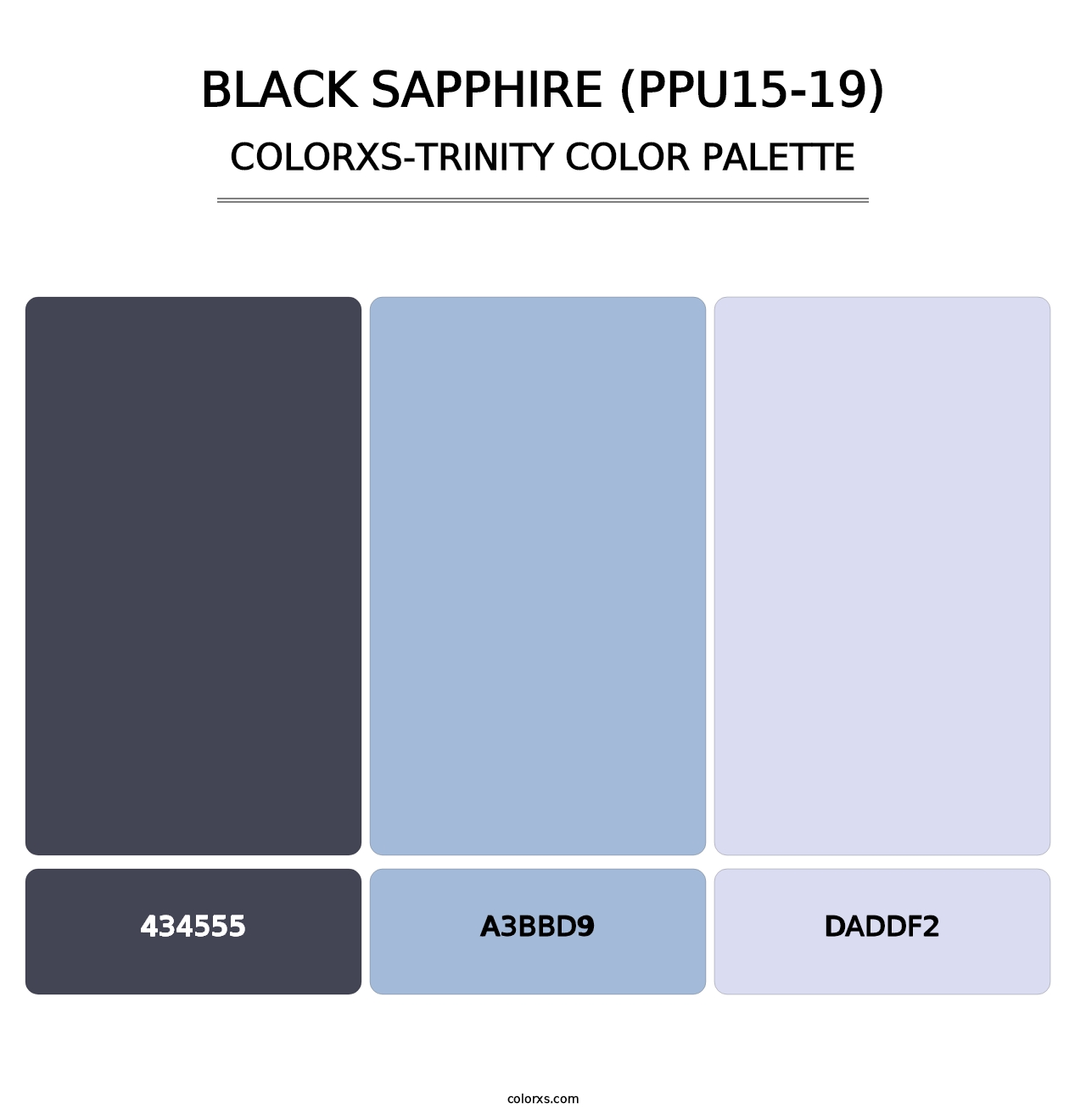 Black Sapphire (PPU15-19) - Colorxs Trinity Palette
