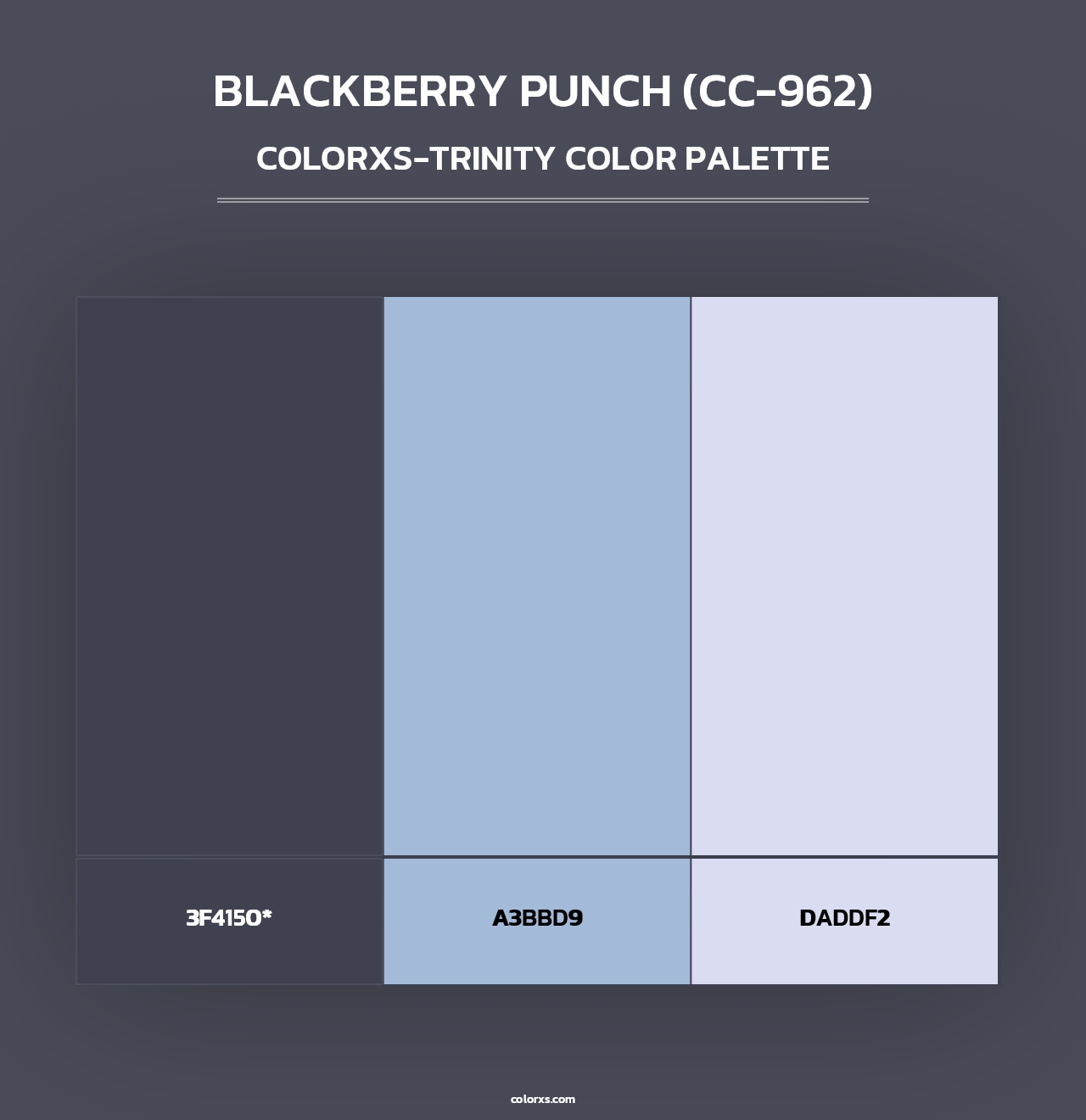 Blackberry Punch (CC-962) - Colorxs Trinity Palette