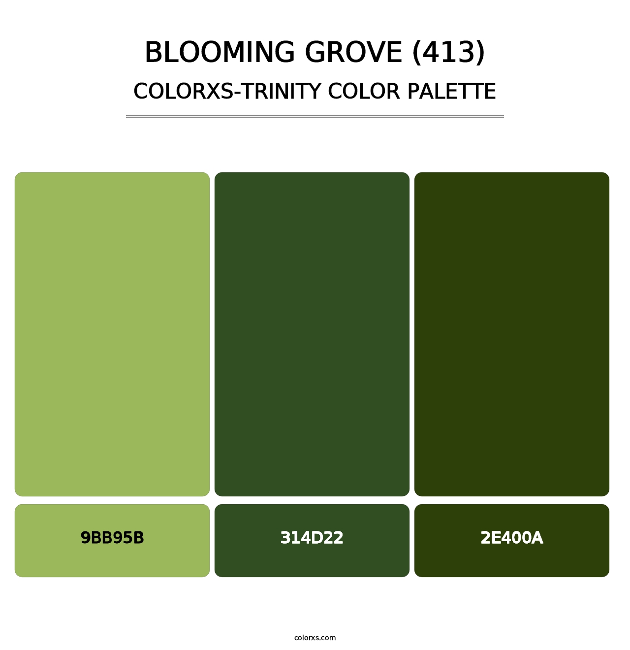 Blooming Grove (413) - Colorxs Trinity Palette