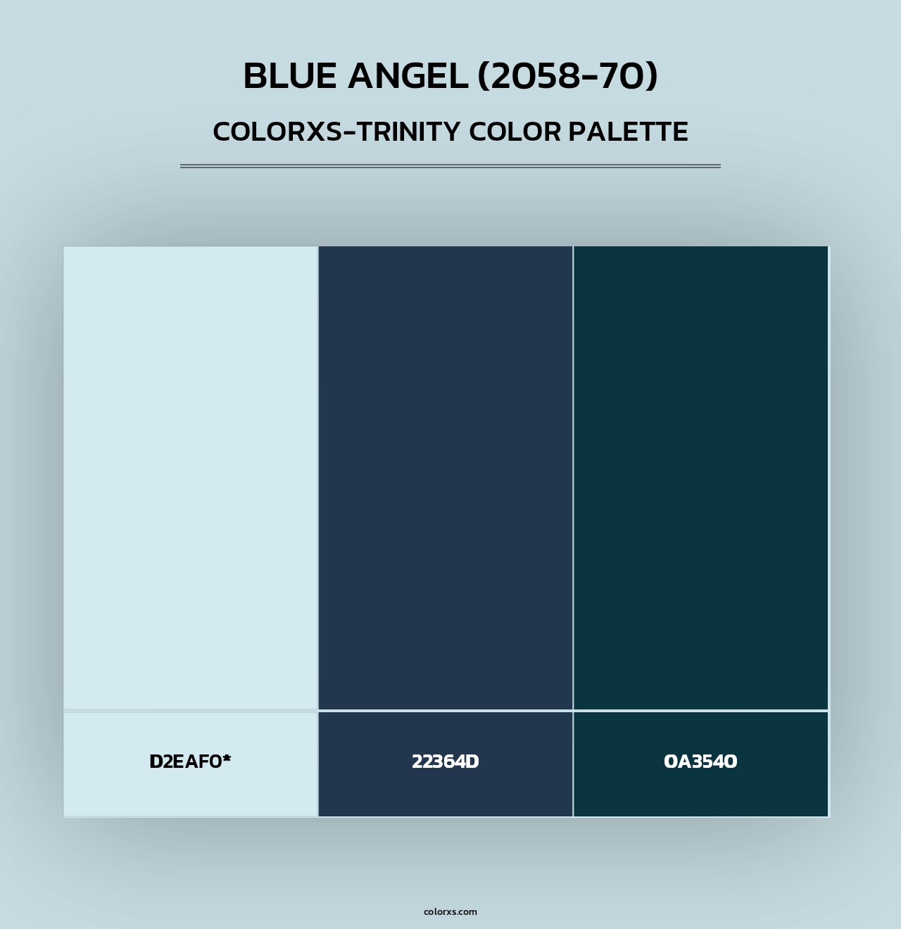 Blue Angel (2058-70) - Colorxs Trinity Palette