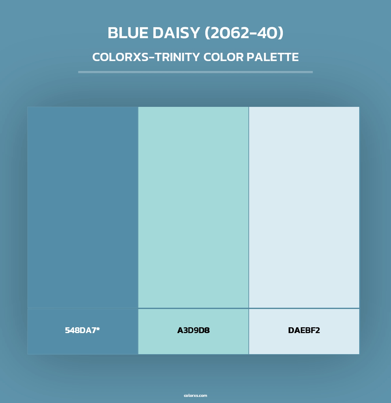 Blue Daisy (2062-40) - Colorxs Trinity Palette