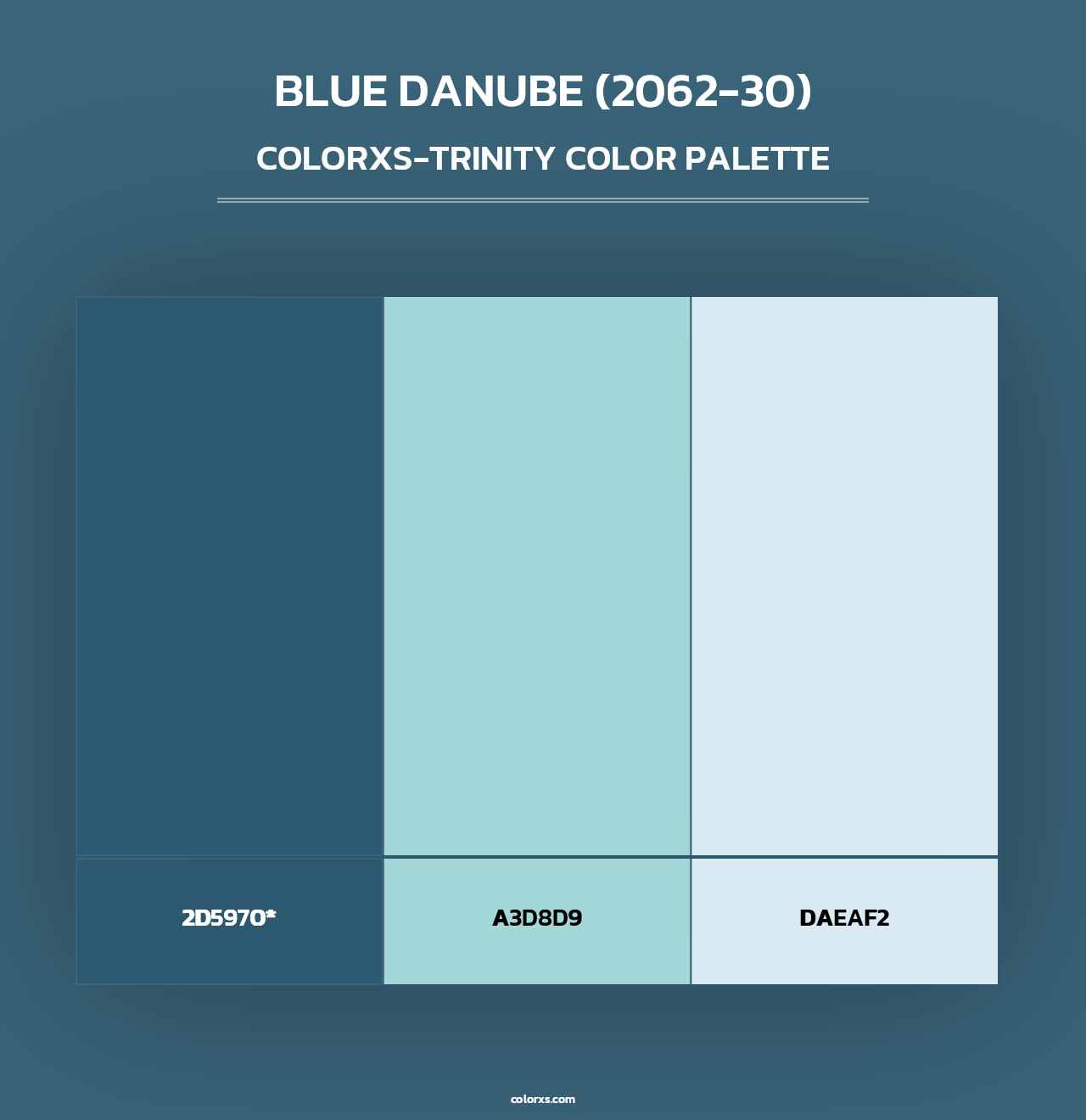 Blue Danube (2062-30) - Colorxs Trinity Palette