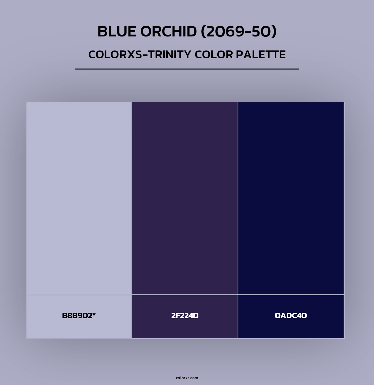 Blue Orchid (2069-50) - Colorxs Trinity Palette