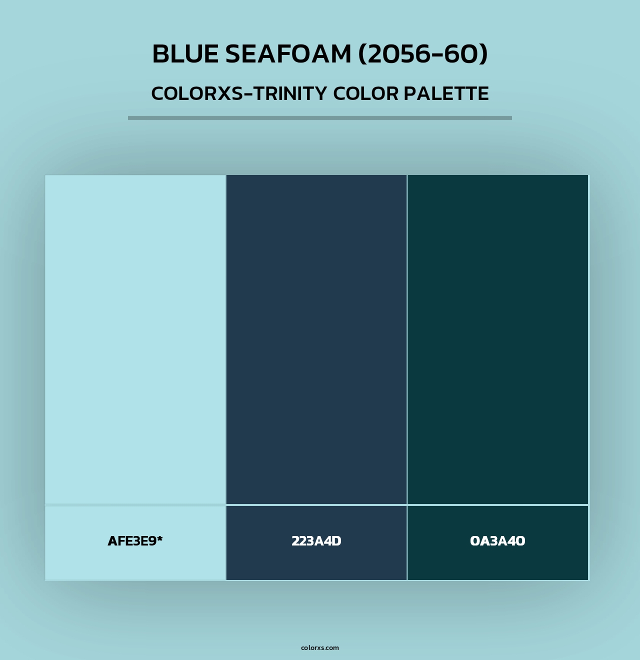 Blue Seafoam (2056-60) - Colorxs Trinity Palette