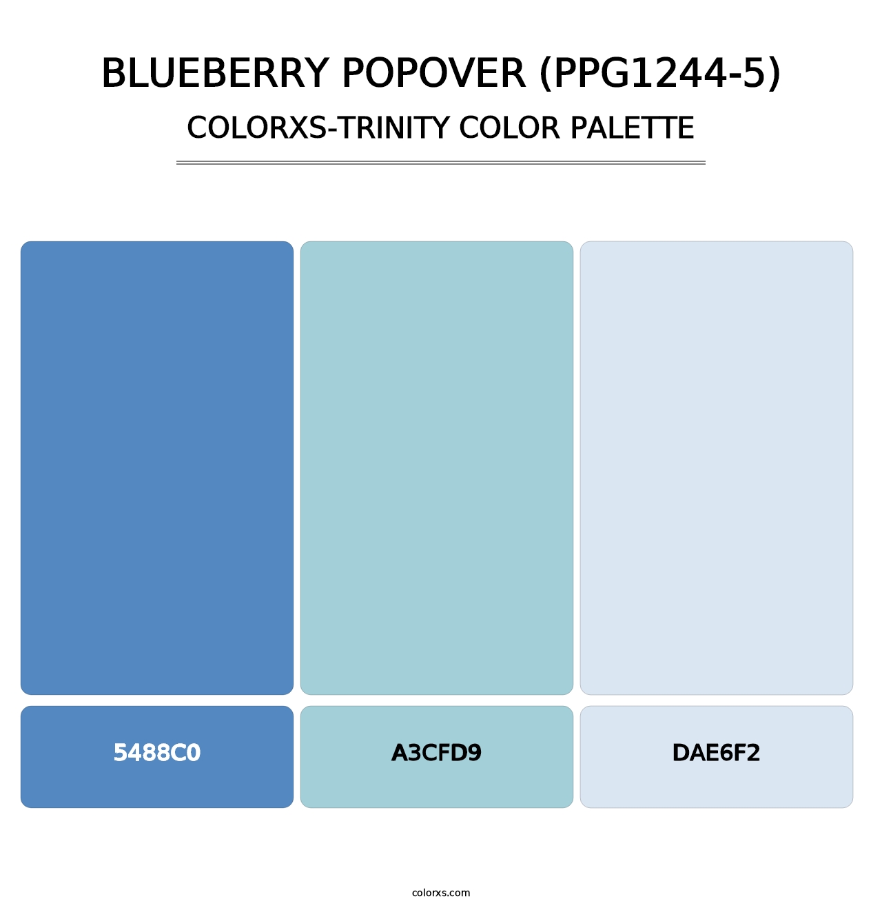 Blueberry Popover (PPG1244-5) - Colorxs Trinity Palette
