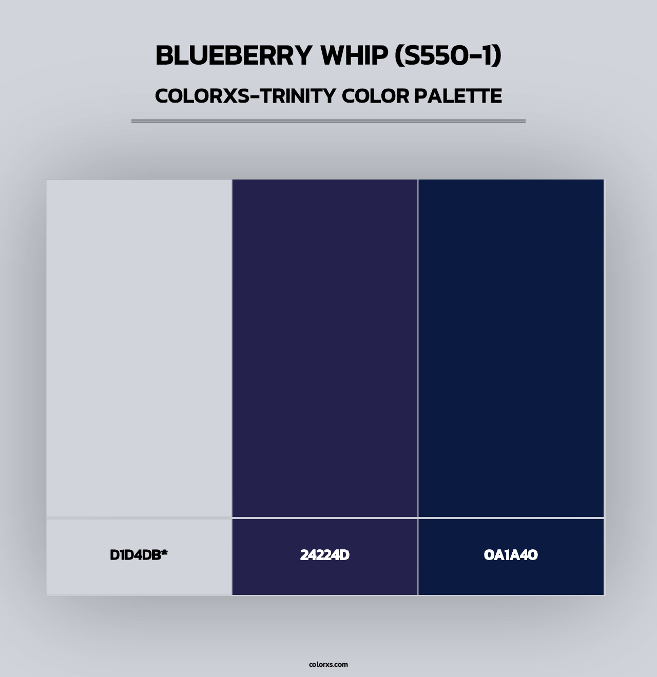 Blueberry Whip (S550-1) - Colorxs Trinity Palette