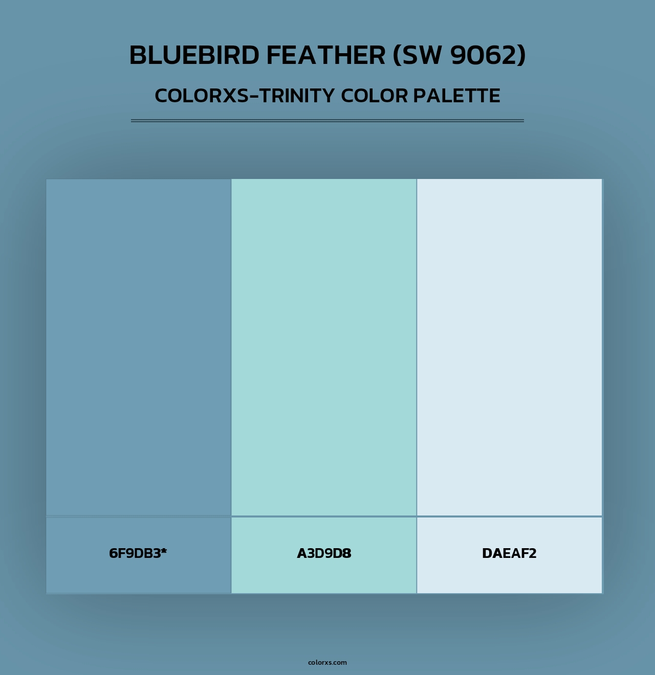 Bluebird Feather (SW 9062) - Colorxs Trinity Palette