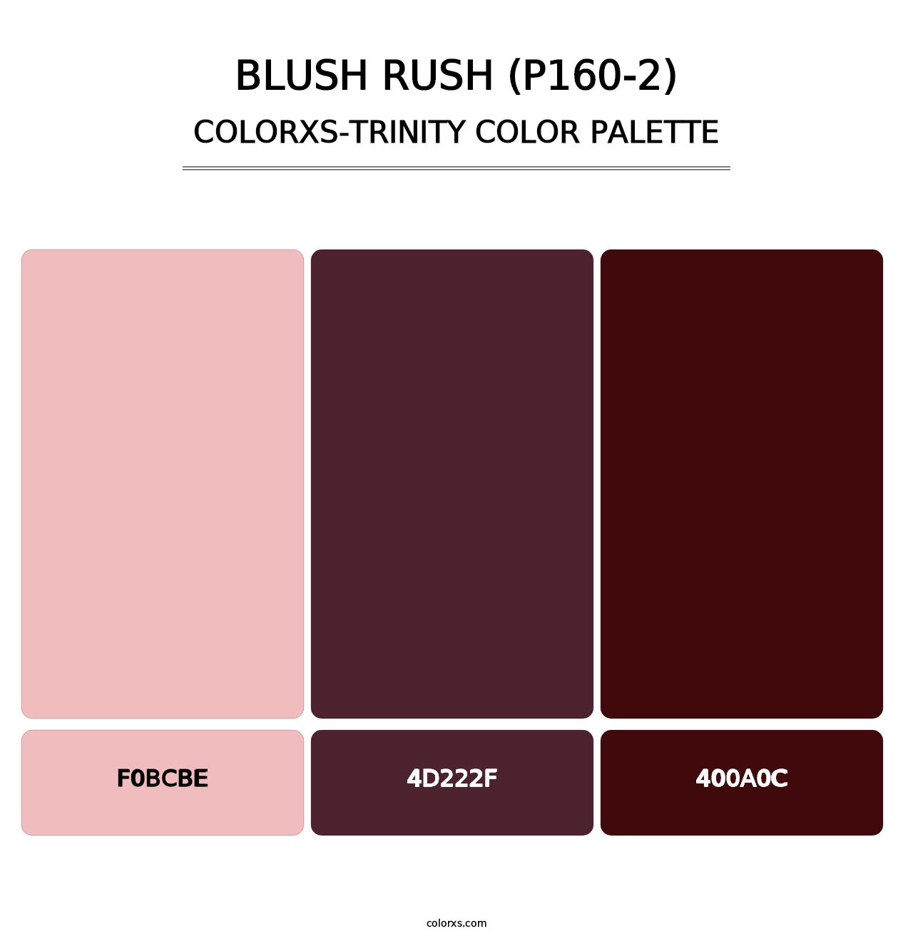 Blush Rush (P160-2) - Colorxs Trinity Palette