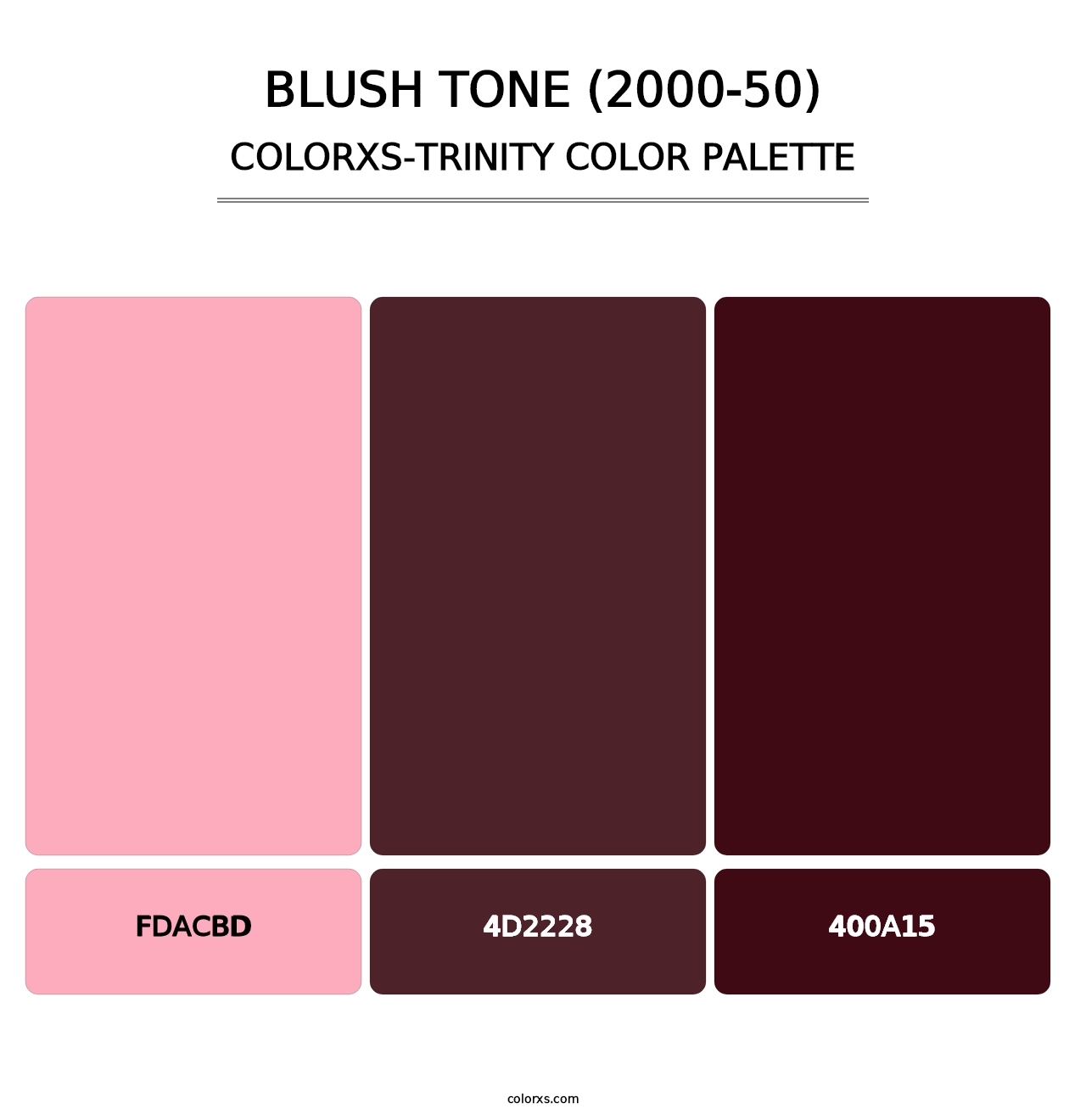 Blush Tone (2000-50) - Colorxs Trinity Palette