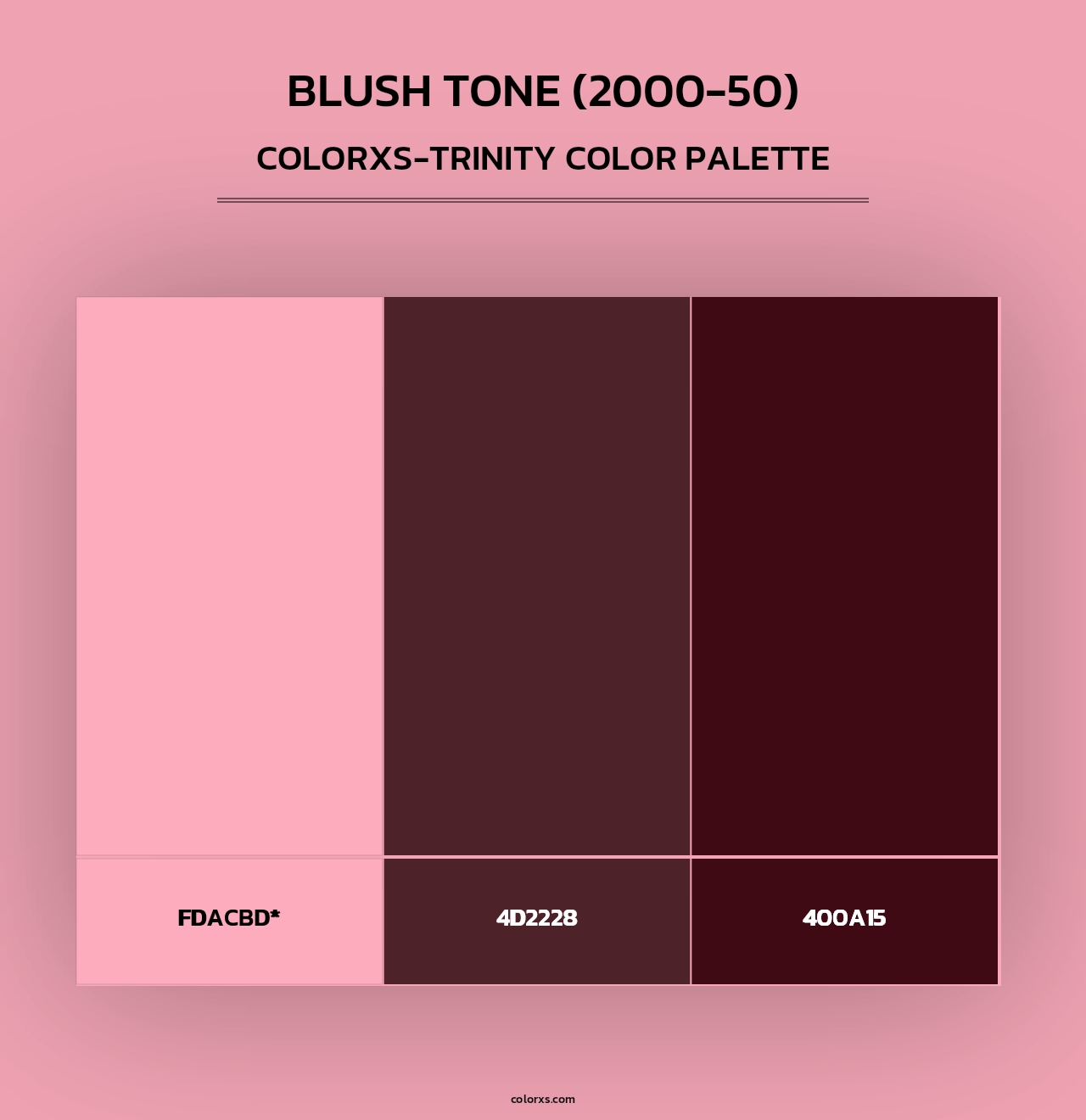Blush Tone (2000-50) - Colorxs Trinity Palette