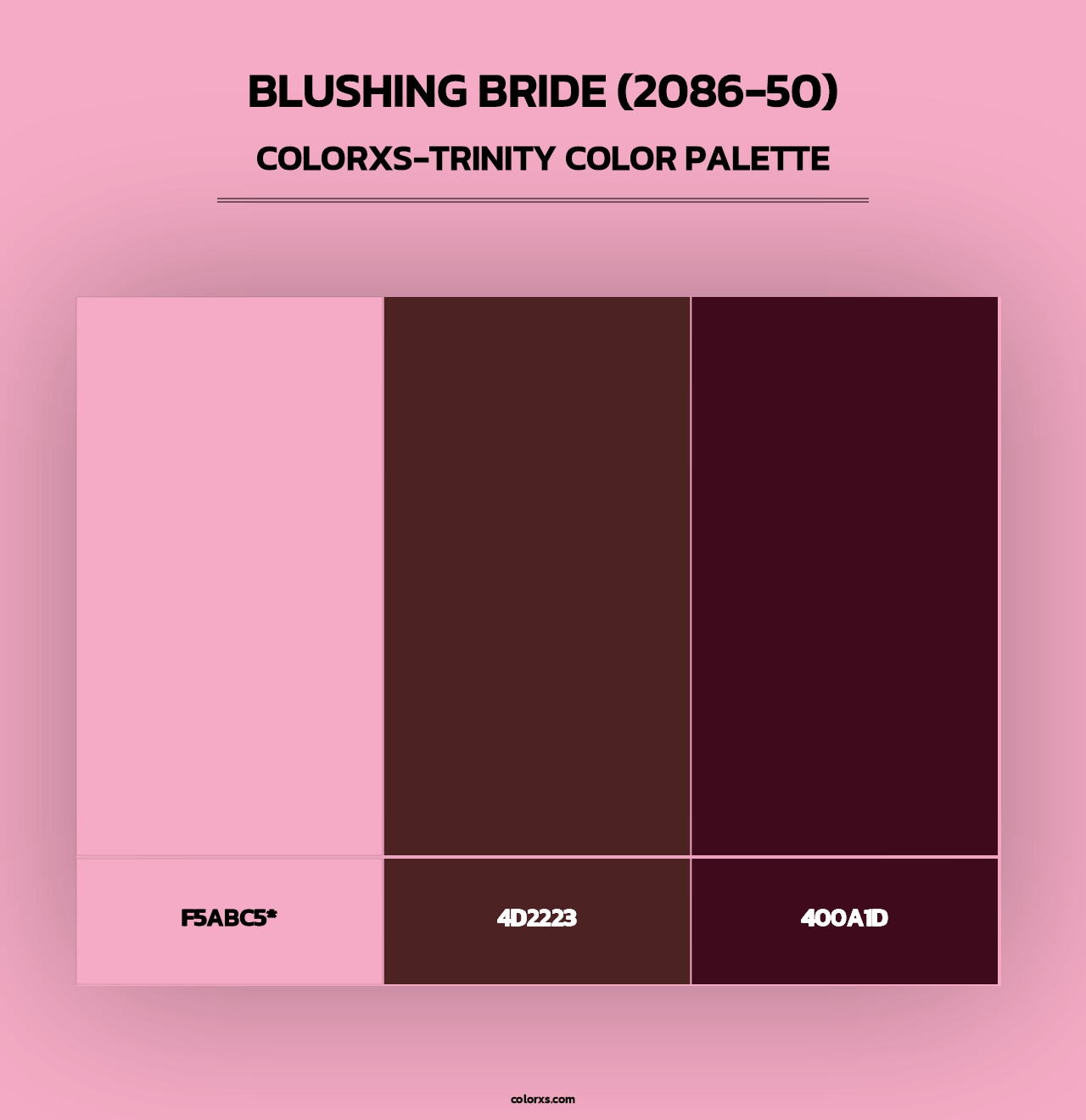 Blushing Bride (2086-50) - Colorxs Trinity Palette