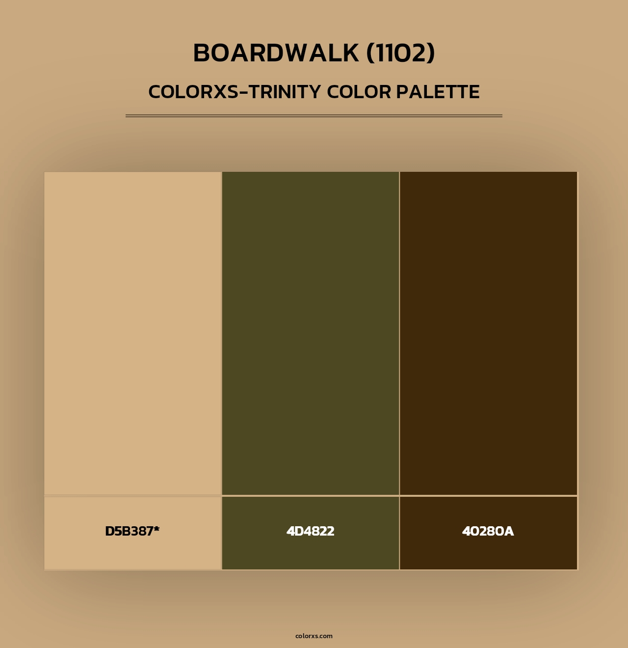Boardwalk (1102) - Colorxs Trinity Palette