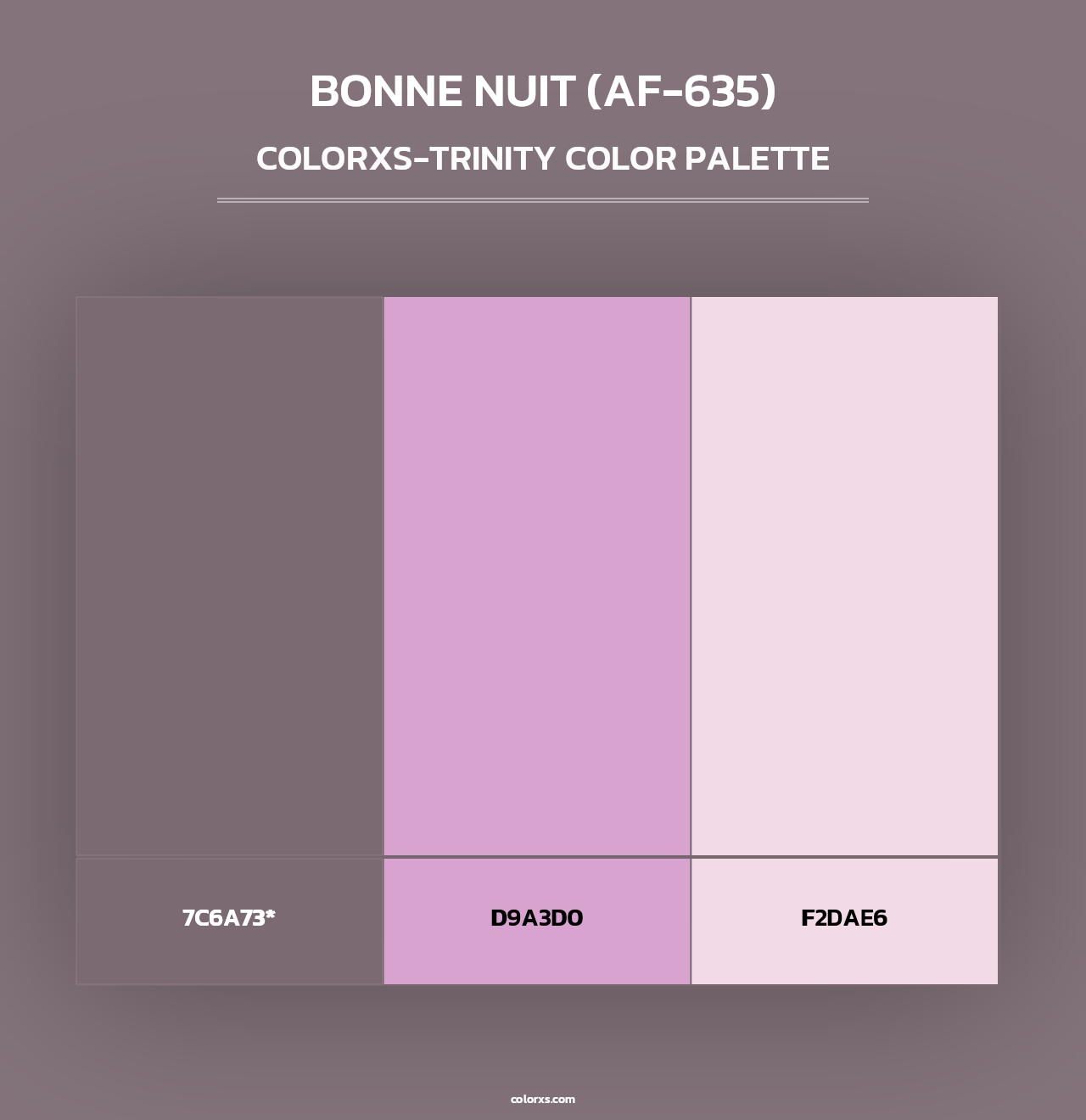 Bonne Nuit (AF-635) - Colorxs Trinity Palette